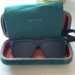 Gucci Black Square Sunglasses